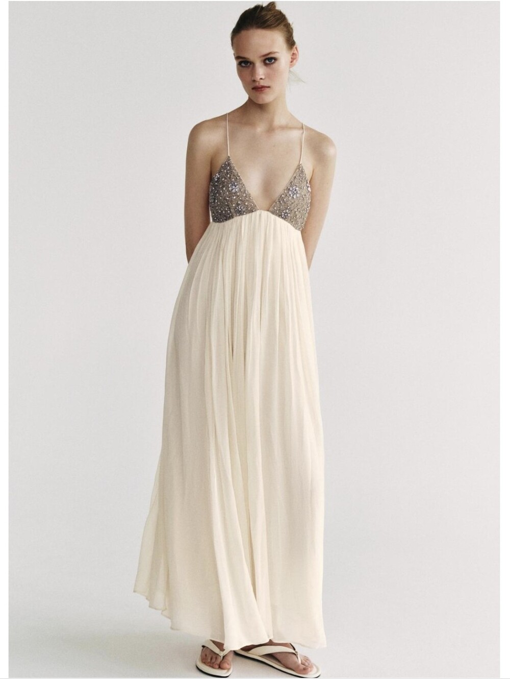 ZW COLLECTION BEADED MIDI DRESS